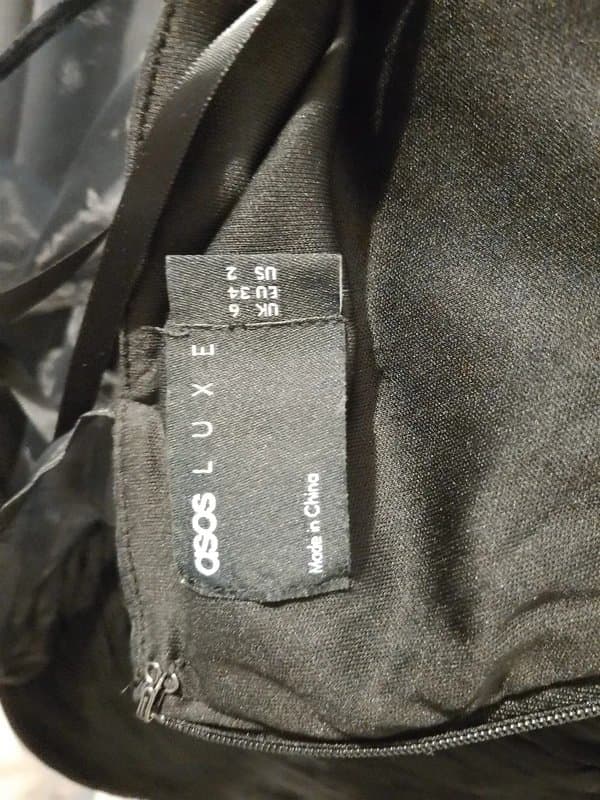 ASOS ASOS Luxe Corset draped mini dress