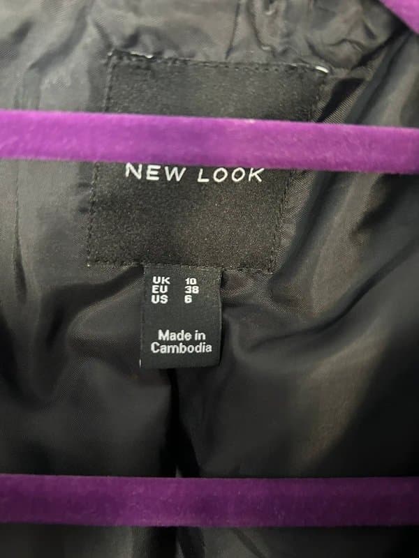 New Look Cropped black blazer