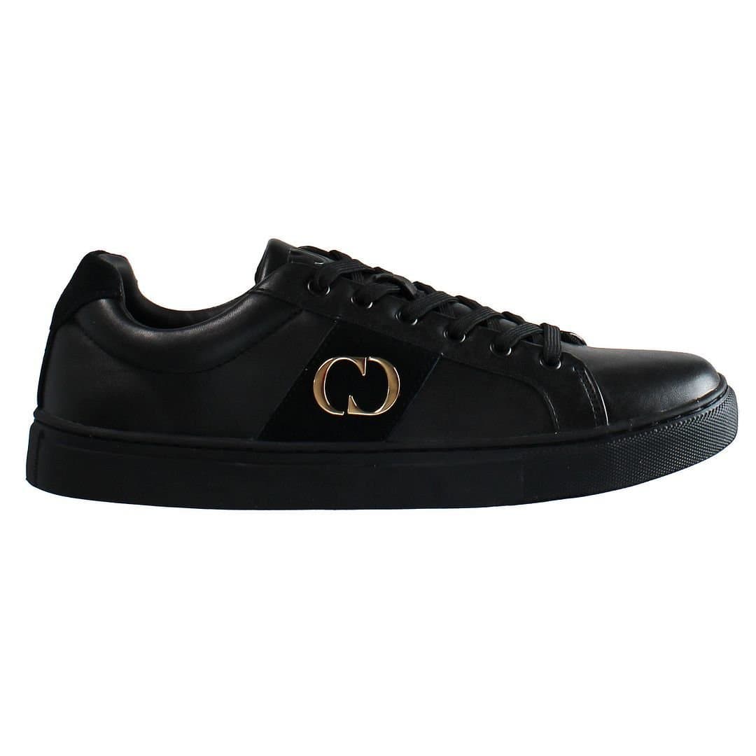 Criminal Damage Criminal Damage Men's Drift Lace-Up Black Synthetic Trainers