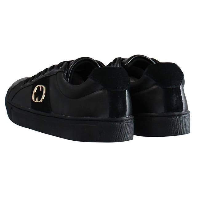 Criminal Damage Criminal Damage Men's Drift Lace-Up Black Synthetic Trainers - 3