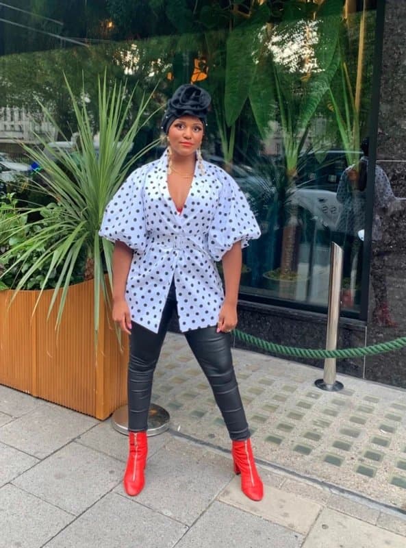 ASOS Design ASOS Design white polka dot blazer / dress