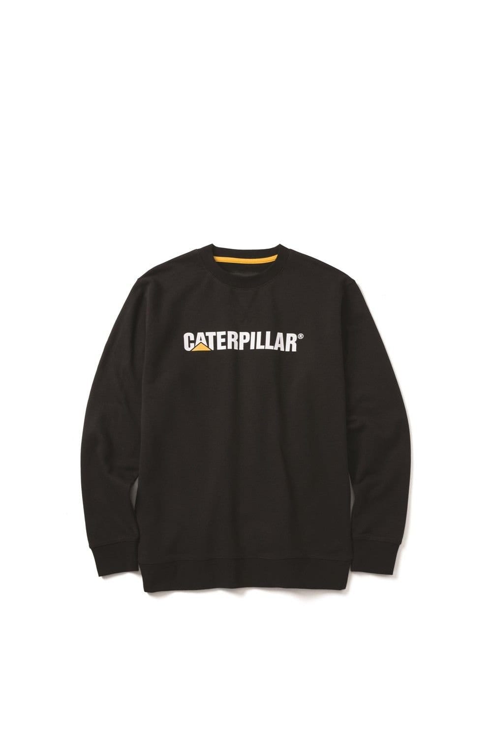 Caterpillar Caterpillar Men's Midweight Crewneck Sweatshirt in Black - 4