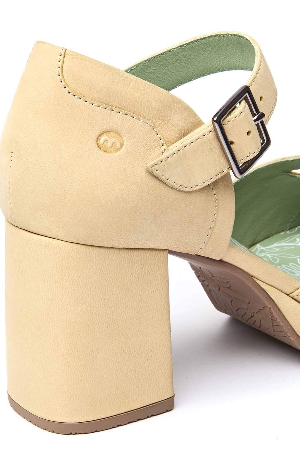 Moshulu Moshulu Women's 'Hazumi' Chunky Heeled Shoes in Yellow - 4