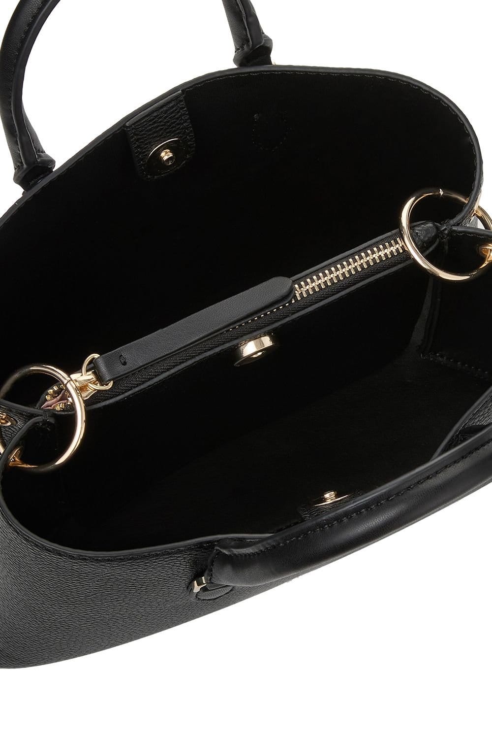 Fiorelli FIORELLI Women's Emery Large Satchel Bag in True Black - 4