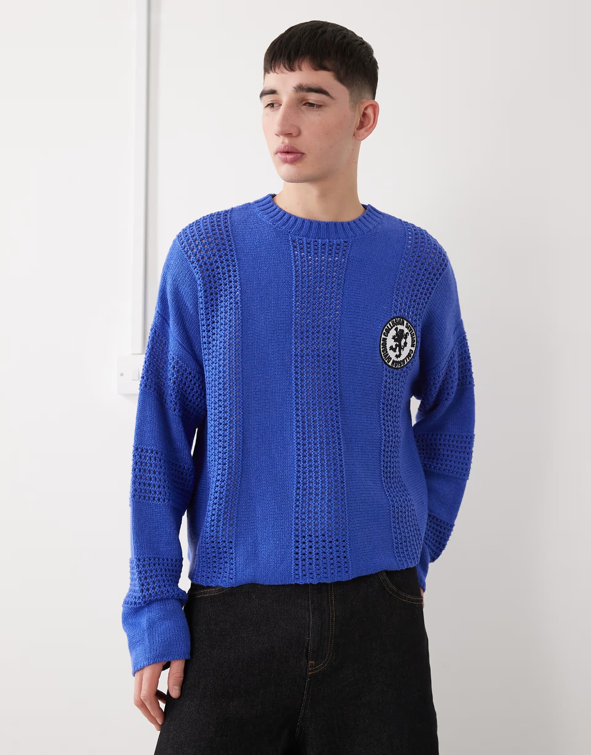 ASOS COLLUSION Knitted football t-shirt