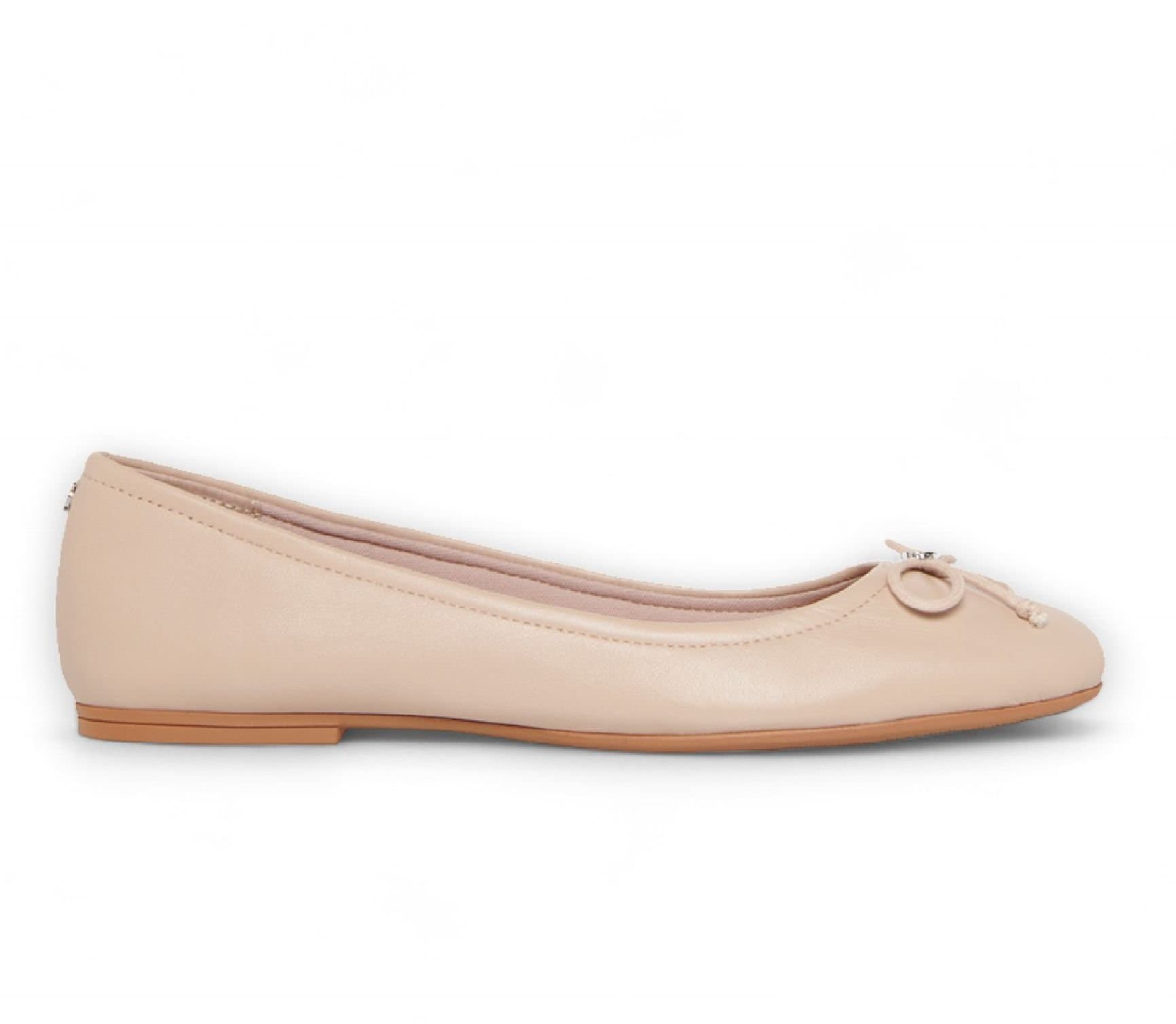 Windsor Smith Windsor Smith Women's Leather Mocassin Bellarina Flat Shoes - Babydoll in Beige
