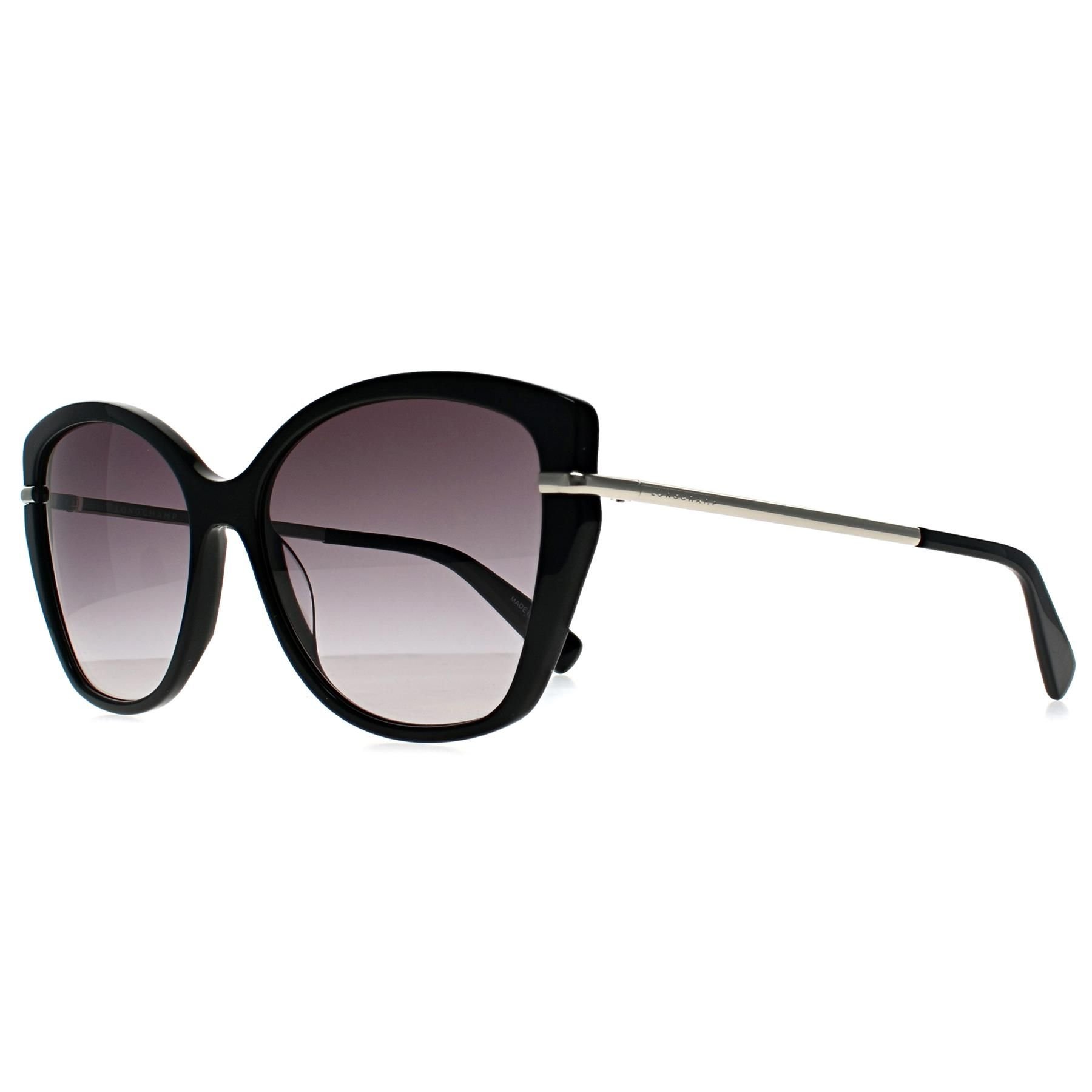 Longchamp Longchamp Women's Cat Eye Black Grey Gradient LO627S - 2