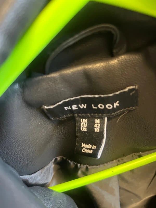 New Look New look leather look jacket