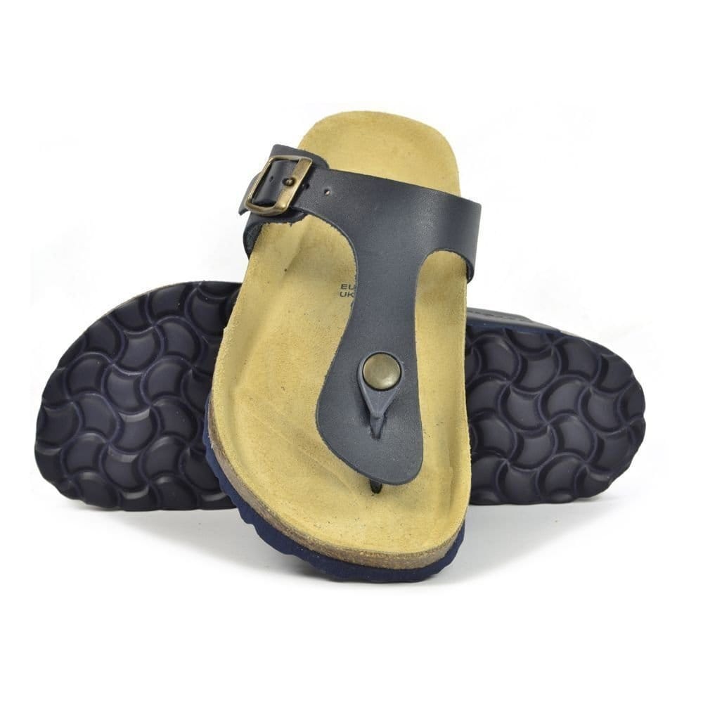 Sanosan Sanosan Women's Geneve Designer Leather Sandals in Black - 4