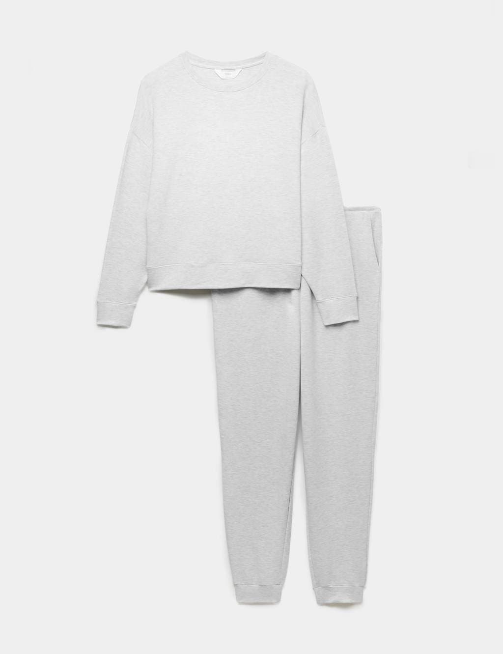 Marks & Spencer M&S Flexifit™ Cuffed Leg Lounge Pyjama Set Grey