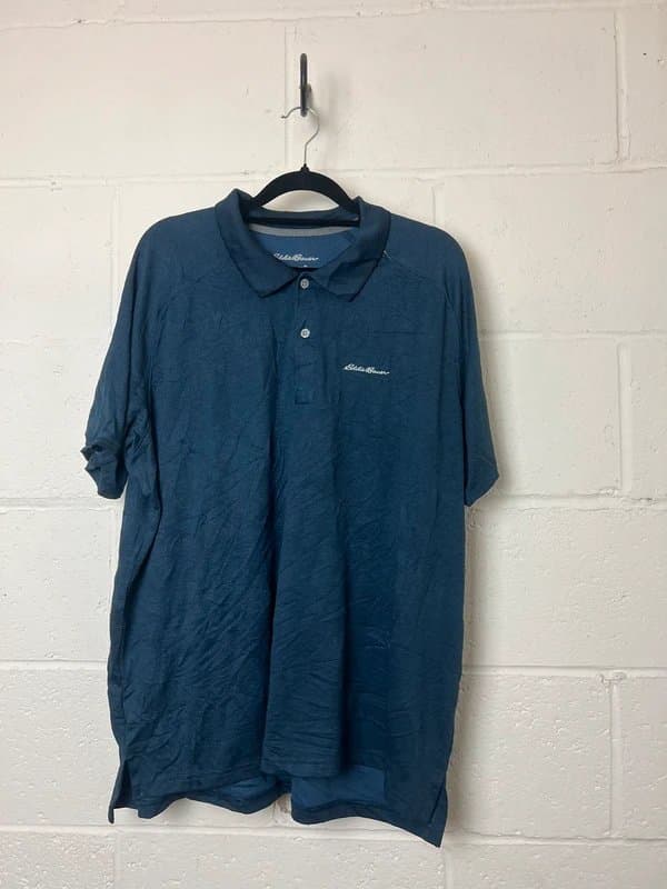 Eddie Bauer eddie bauer men’s polo blue extra large