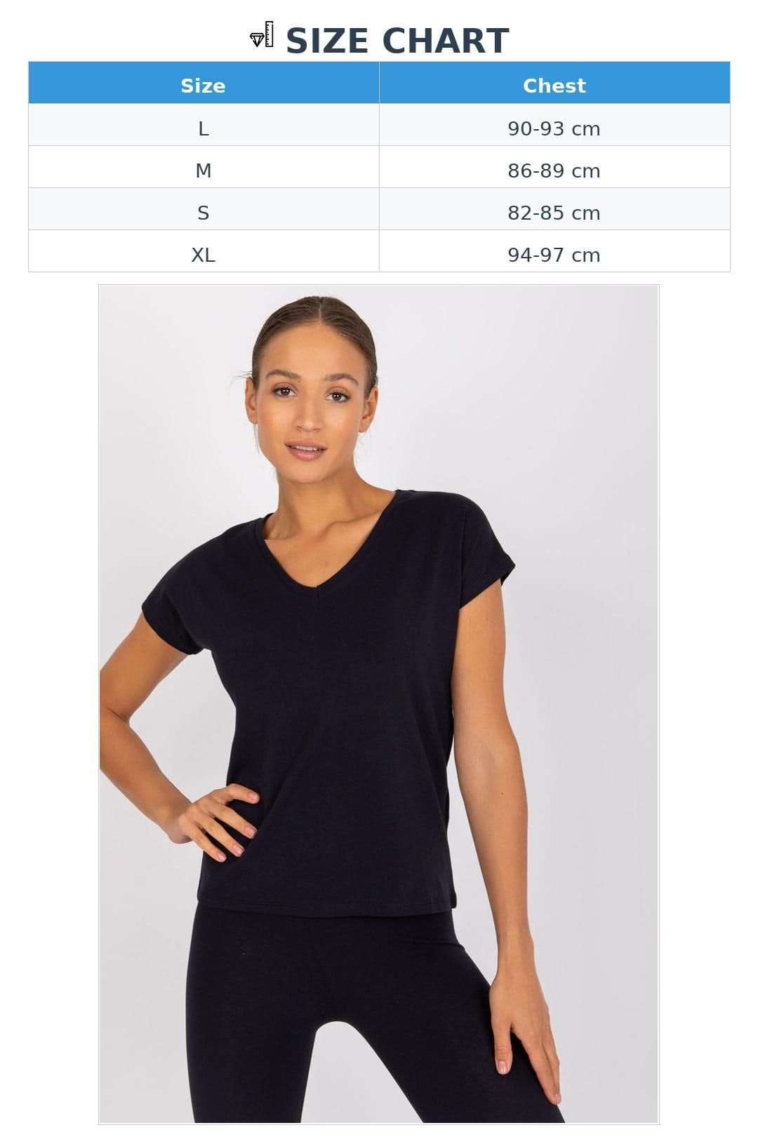 Love Lace Love Lace Women's Straight Cut Heart Neck Short Sleeve T-Shirt in Black - 4