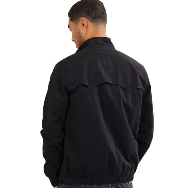 Ben Sherman Ben Sherman Men's Harrington Signature Jacket in Black - 2
