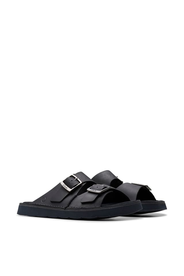 Clarks Clarks Men's Solsbury Strap Leather Sandal Black - 2