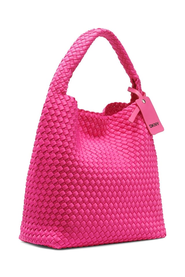 DKNY DKNY Women's Giselle Hobo Hot Pink - 2