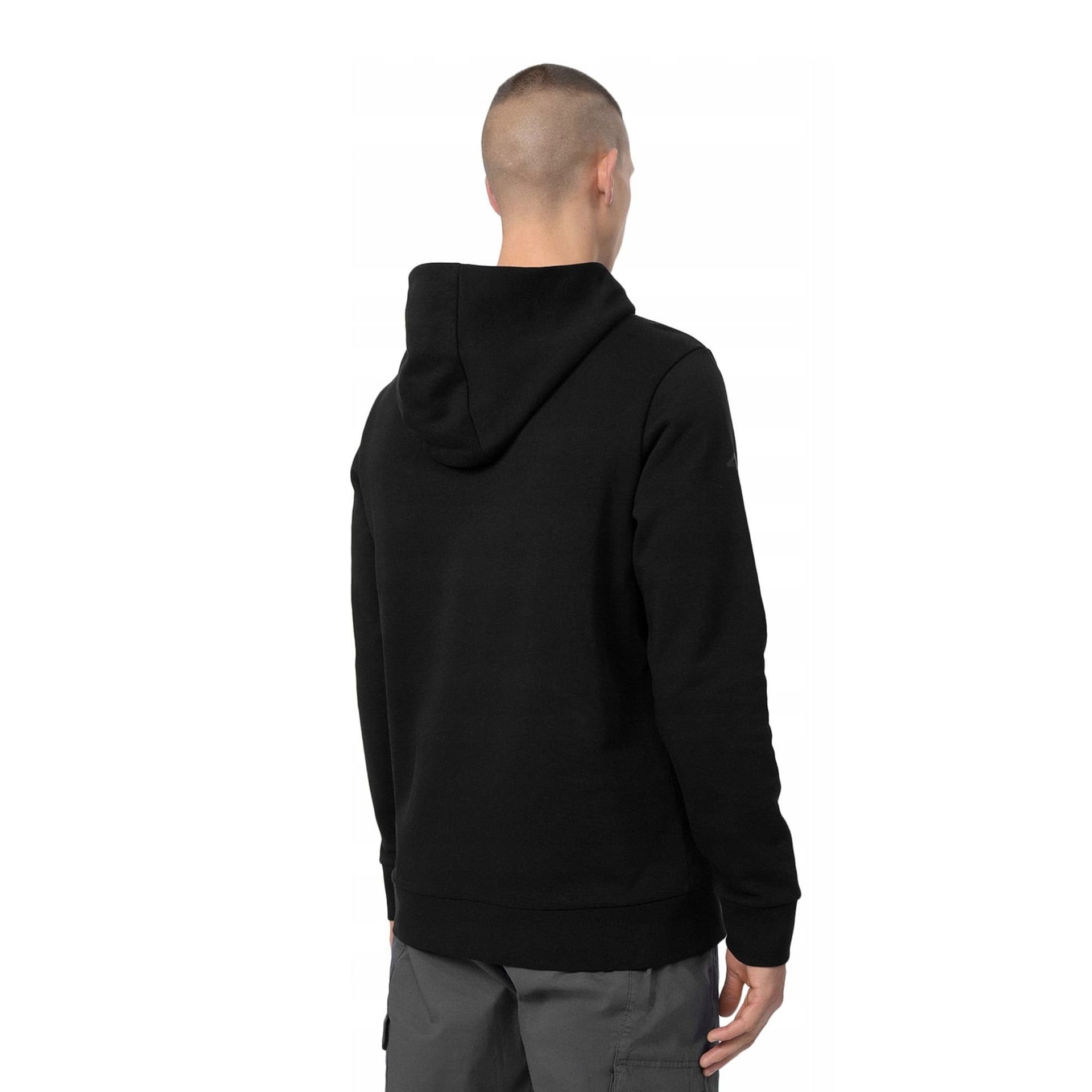 4F 4F Men's Logo Hoodie in Black - 4