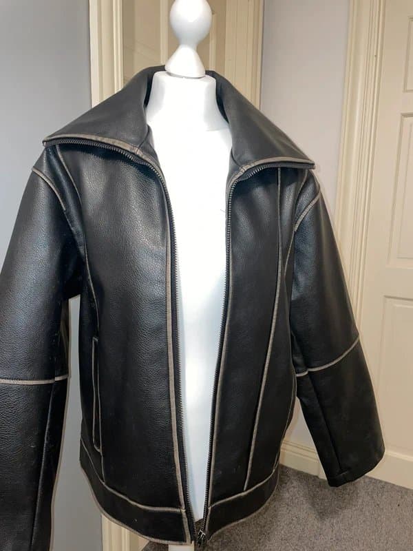 ASOS ASOS design oversized leather jacket