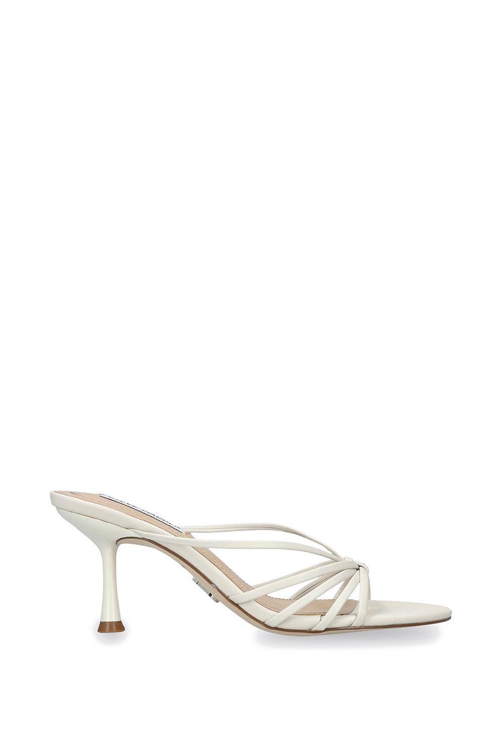 Steve Madden STEVE MADDEN Women's 'Edna White' Leather Heels in White - 4