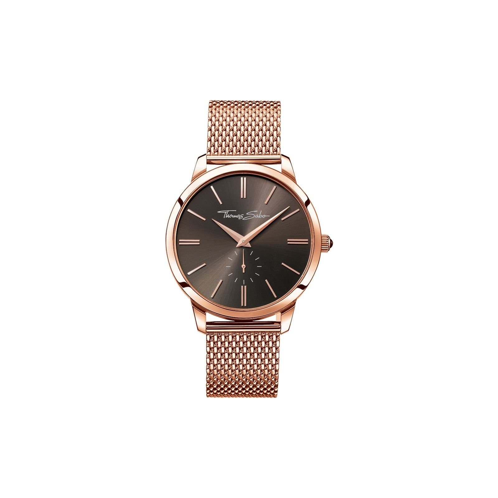Thomas Sabo THOMAS SABO Men's WA0177-265-206-42mm Rebel at Heart 42mm Quartz Watch in Rose Gold