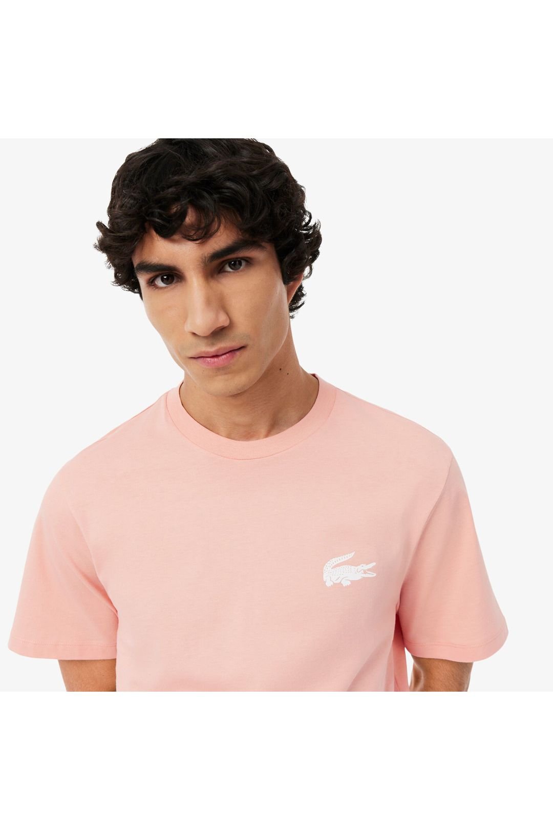 Lacoste Lacoste Men's Logo T-Shirt Coral - 3