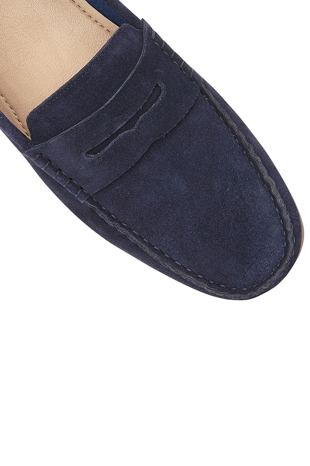 Lotus Lotus Men's 'Addison' Suede Loafers in Navy - 4