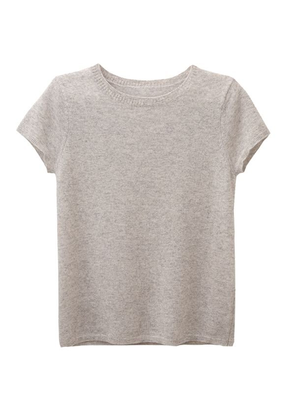 Cove Cove Women's Lillie Cashmere Tee in Grey - 4