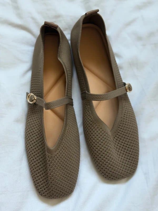 ASOS knit Mary Jane flats, size UK7.5