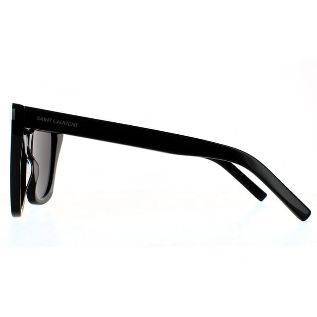 Saint Laurent Saint Laurent Women's Cat Eye Black Grey SL 214 KATE Sunglasses - 3