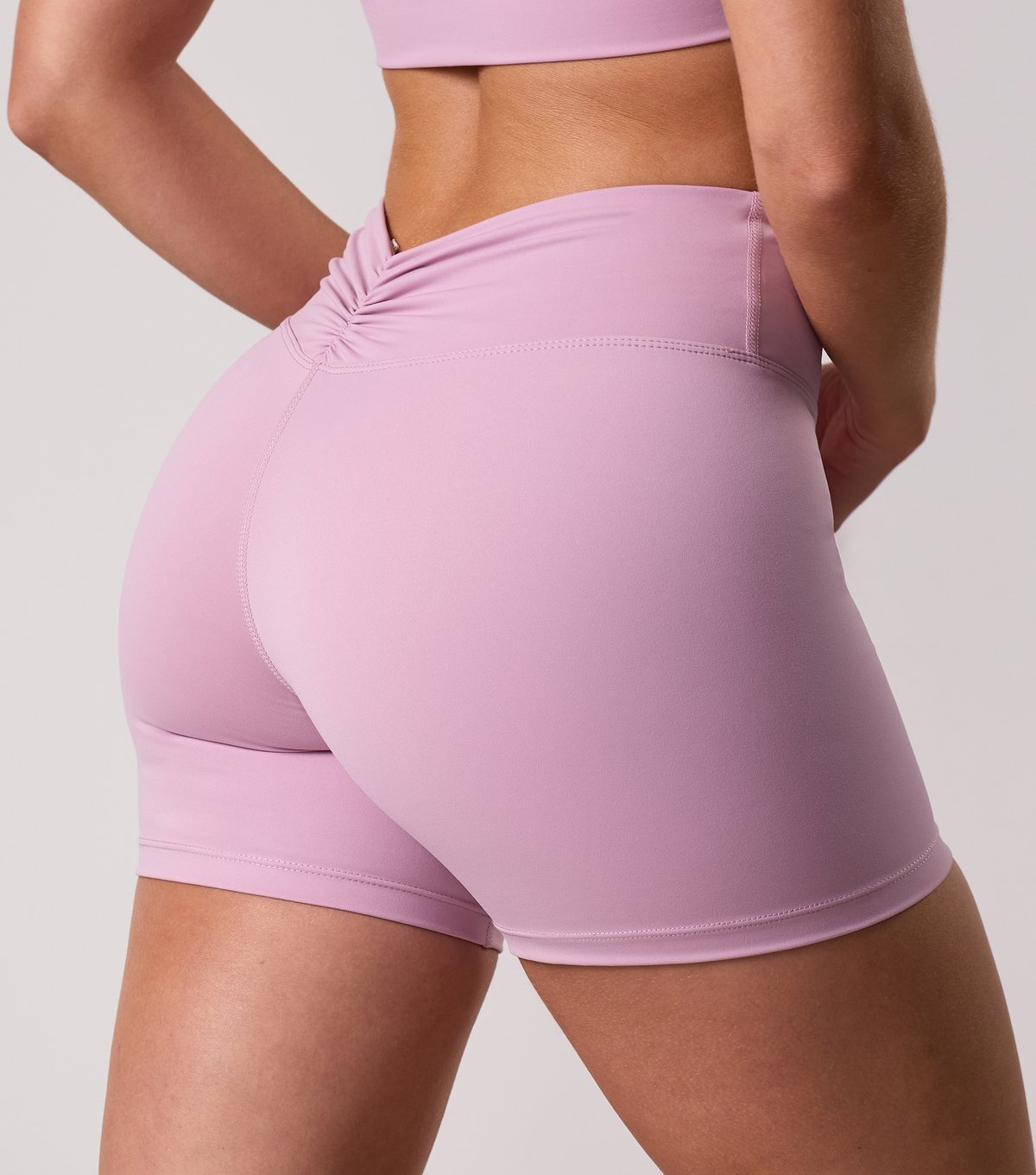 Gym King Women's Pink 365 Scrunched Back Shorts Gym King New Look - 4