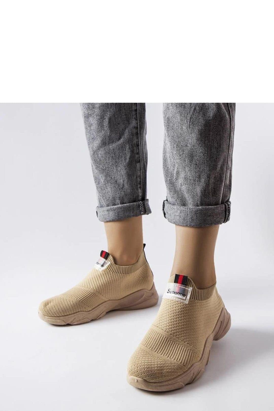 Love Lace Love Lace Women's GrSummer Slip On Sport Shoes Low Cut Comfortable Everyday in Beige