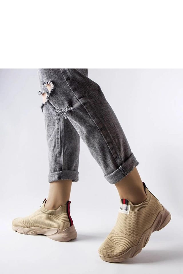 Love Lace Love Lace Women's GrSummer Slip On Sport Shoes Low Cut Comfortable Everyday in Beige - 2