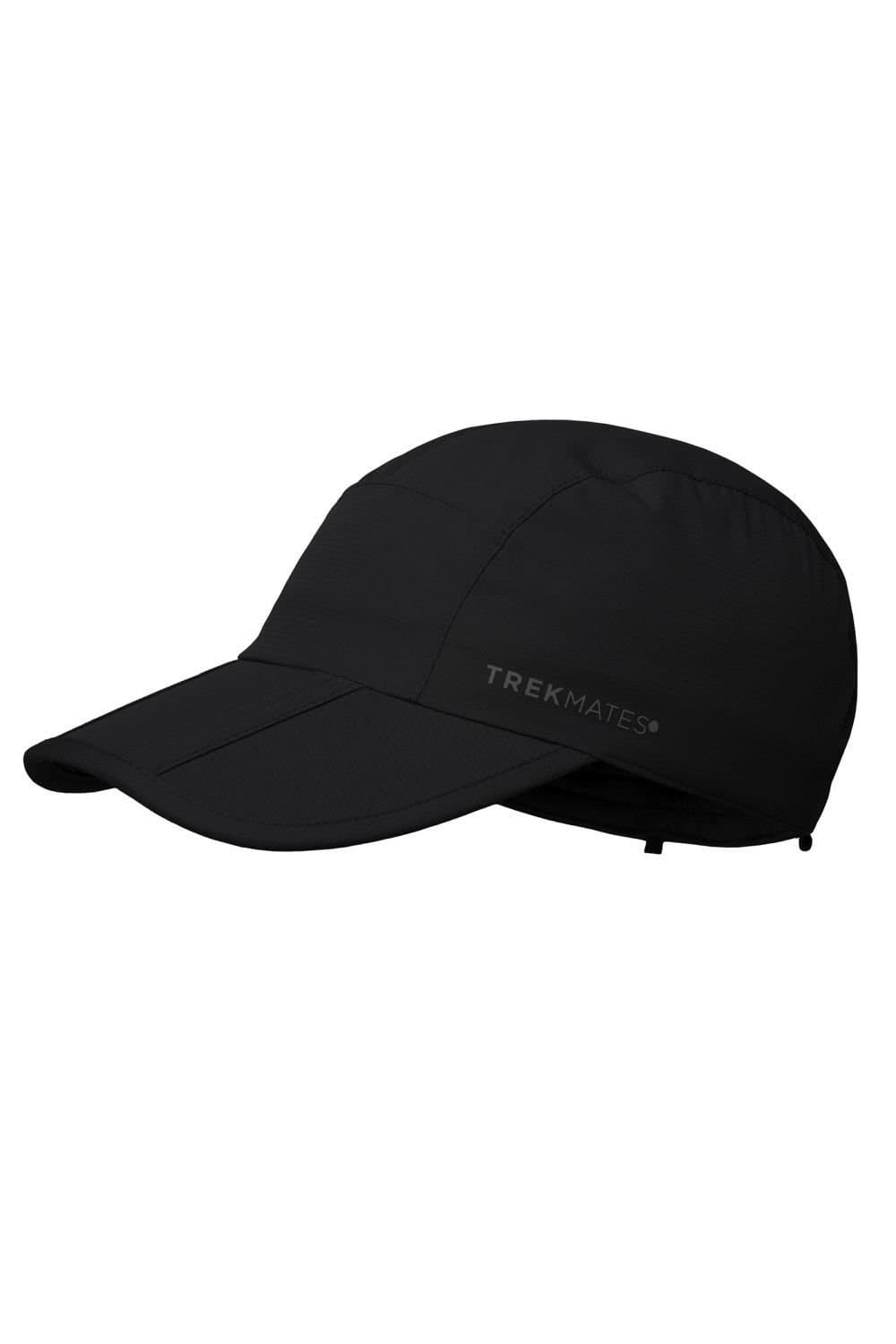 Trekmates Trekmates Men's Stanage Cap Waterproof Windproof Packable Hiking Outdoor Hat in Black