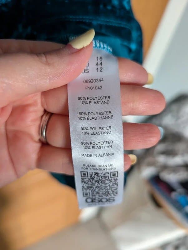 ASOS Velvet oversized mini dress/tunic