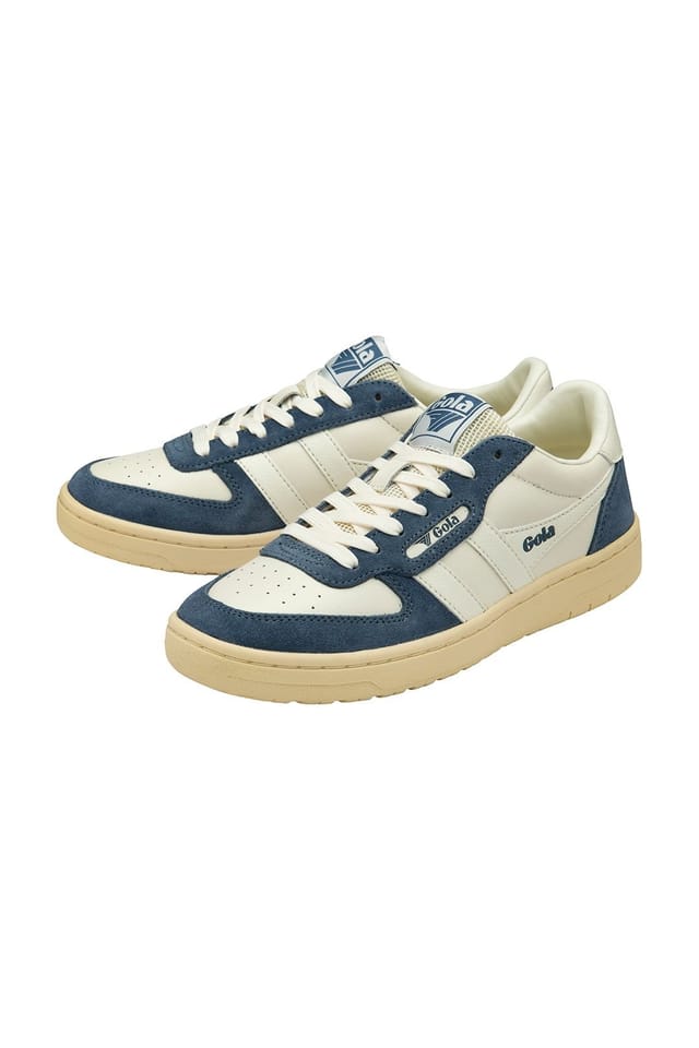Gola Classics Gola Classics Women's 'Hawk 89' Leather Lace-Up Trainers in Off-White - 3