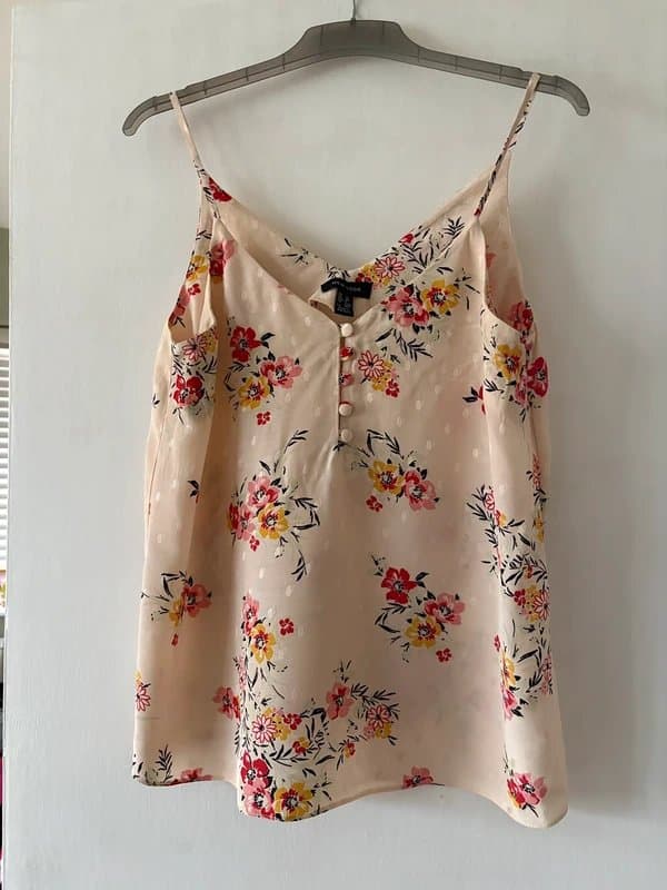 New Look New look button front cami top size 12