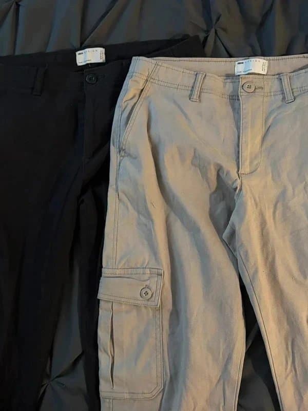 ASOS ASOS Cargo Pants Bundle (Black + Beige)