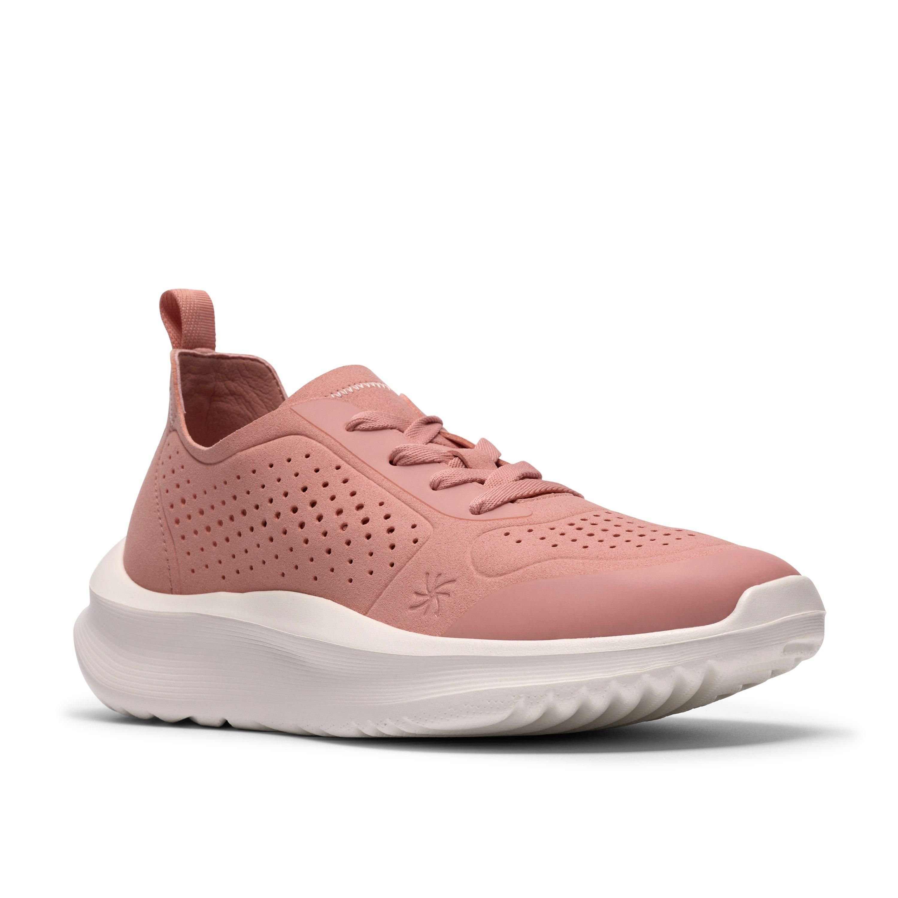 Clarks Clarks Women's Solevana Tie Dusty Pink Trainers - 4