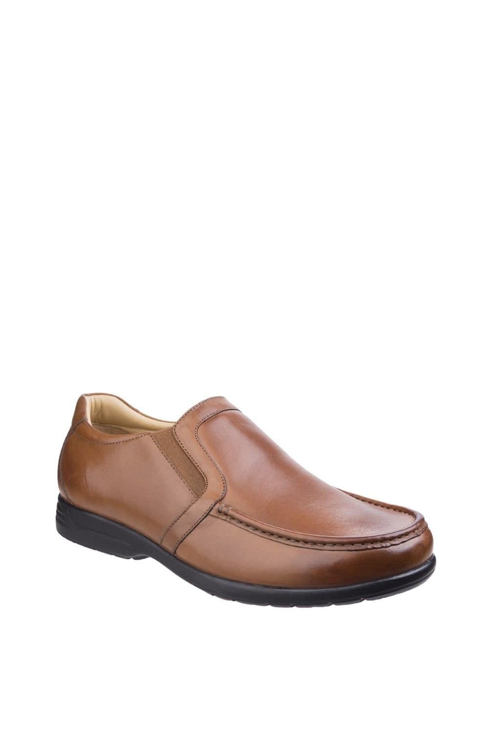 Fleet & Foster Fleet & Foster Men's Gordon Dual Fit Moccasin in Tan