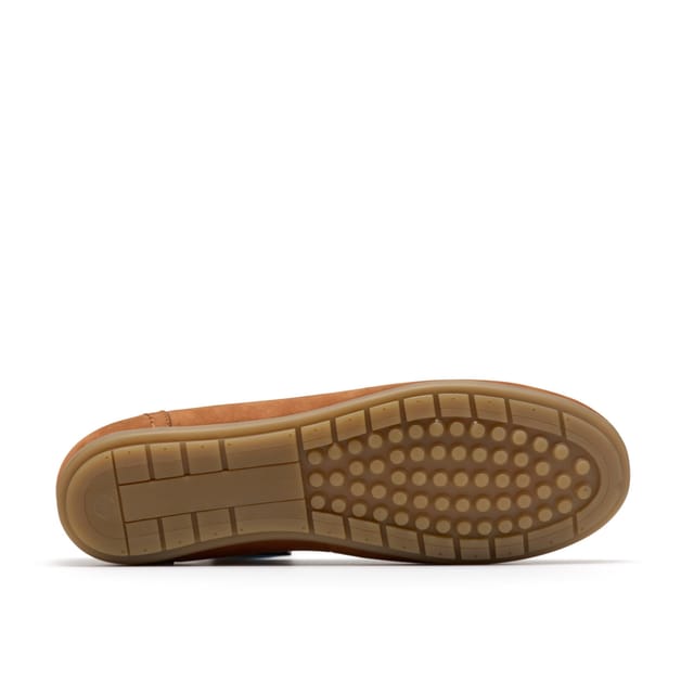 Clarks Clarks Women's Elliotte Sail Tan Nubuck Loafers, Slip Ons, Moccasins in Brown - 3