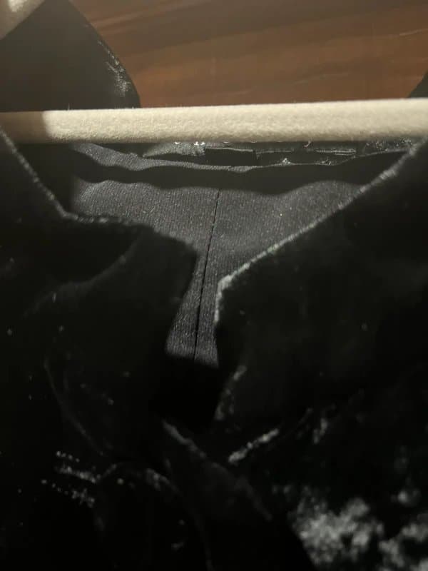 Theory Theory Black Velvet 3/4 Jacket - UK10 / US6