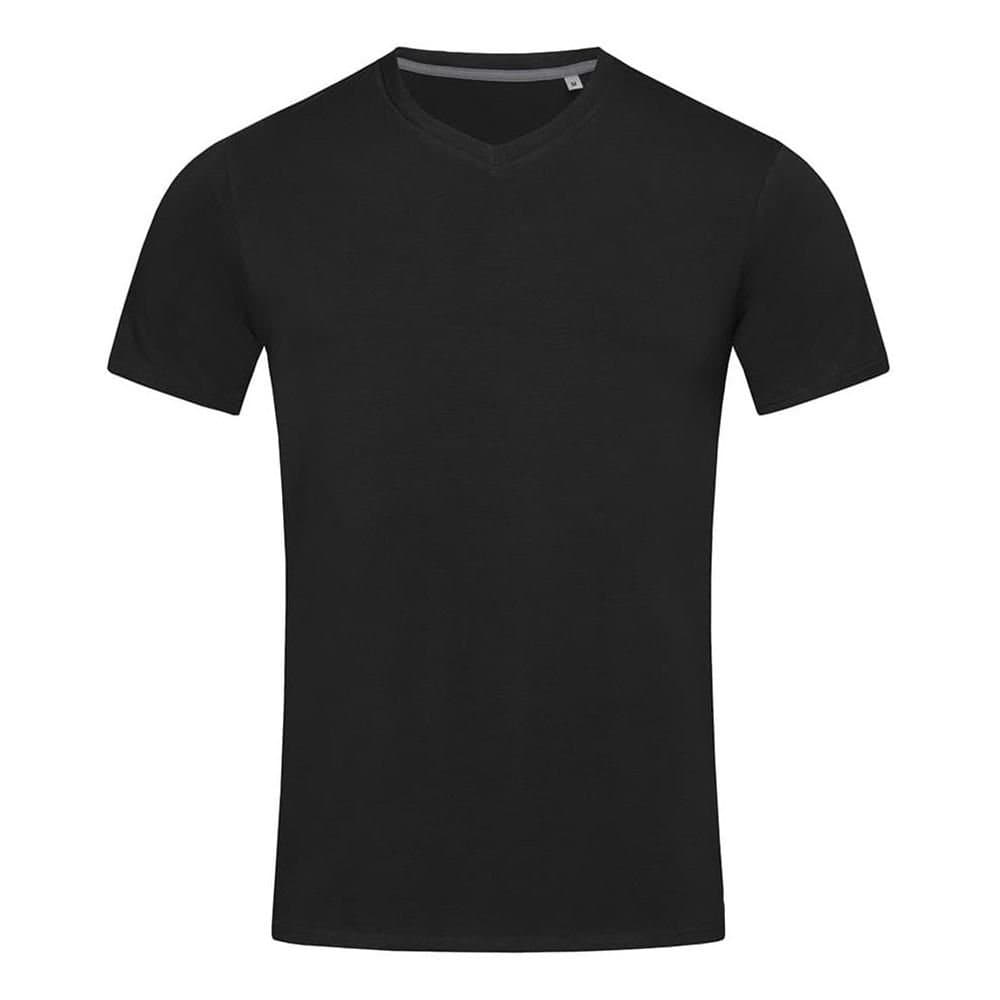 Stedman Stars Stedman Stars Men's Clive V Neck Tee in Black