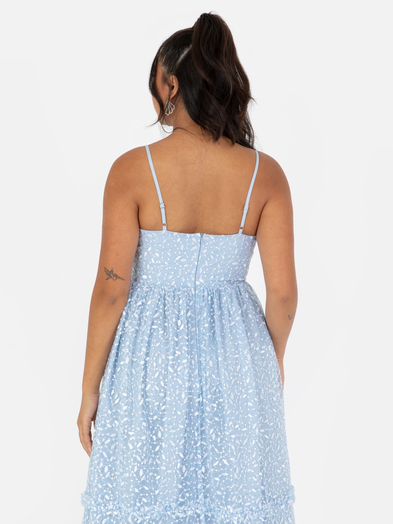 Maya Deluxe Maya Deluxe Women's Cami Midaxi Dress in Blue - 4