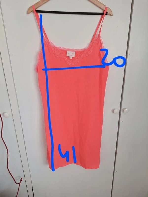 Next Next neon uv pink nightwear size uk 14 16