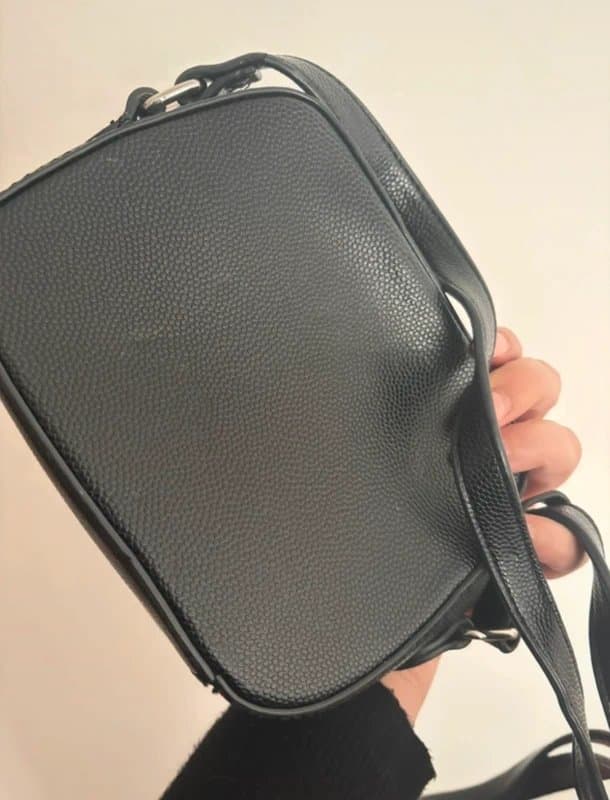 Valentino by Mario Valentino Valentino Bags Black Divina Pebbled Camera Bag / Crossbody