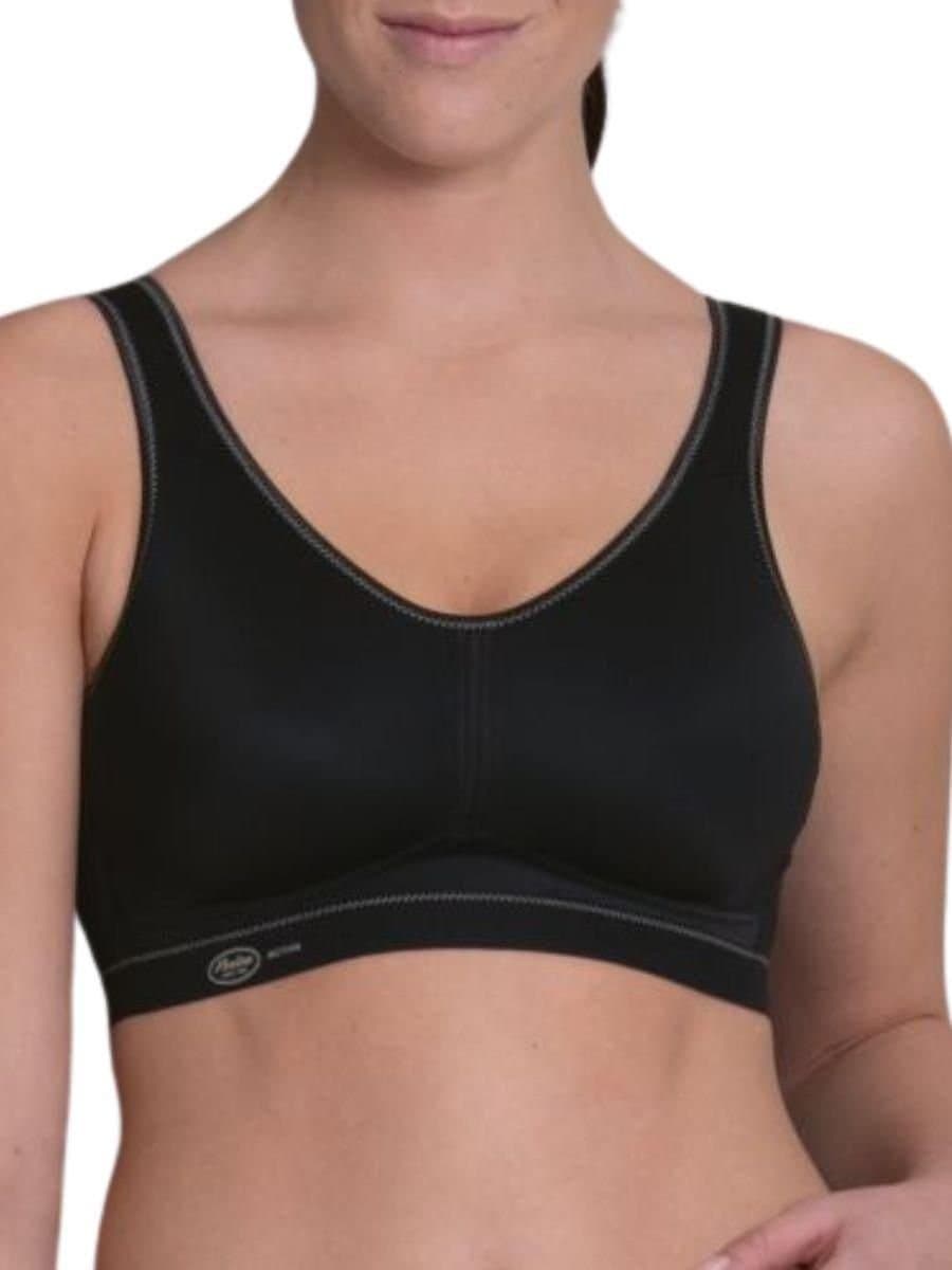 Anita Anita Women's Light & Firm Sports Bra in Black