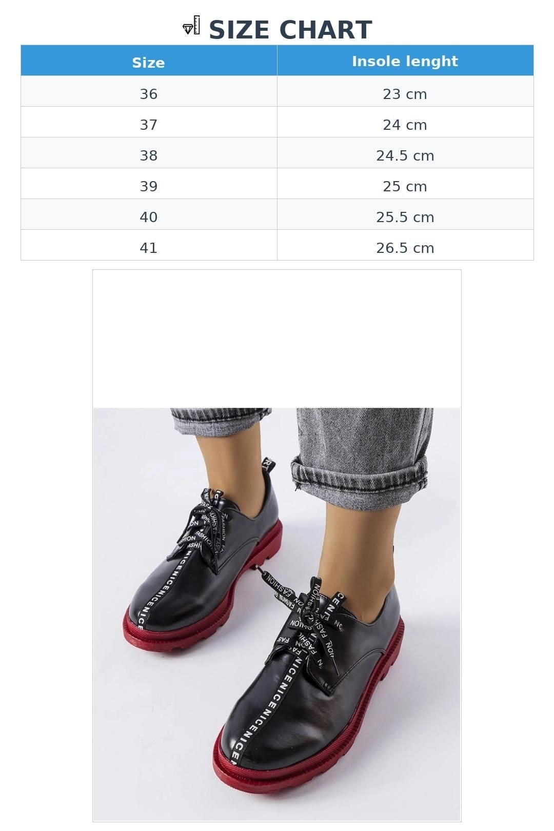 Love Lace Love Lace Women's Hanifan Low Ankle Lace Up Tractor Sole Shoes Flat Square Heel in Black - 4