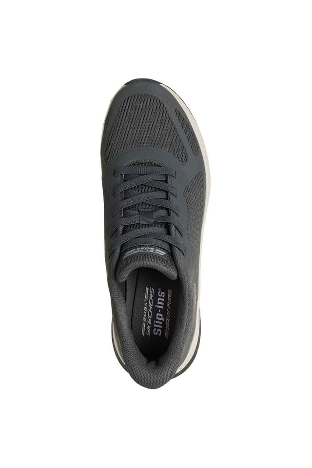 Skechers Skechers Men's BOBS Sport Squad Chaos 4 Trainer in Charcoal - 3