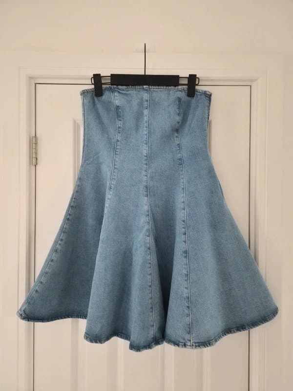 ASOS New ASOS Bandeau Denim Dress