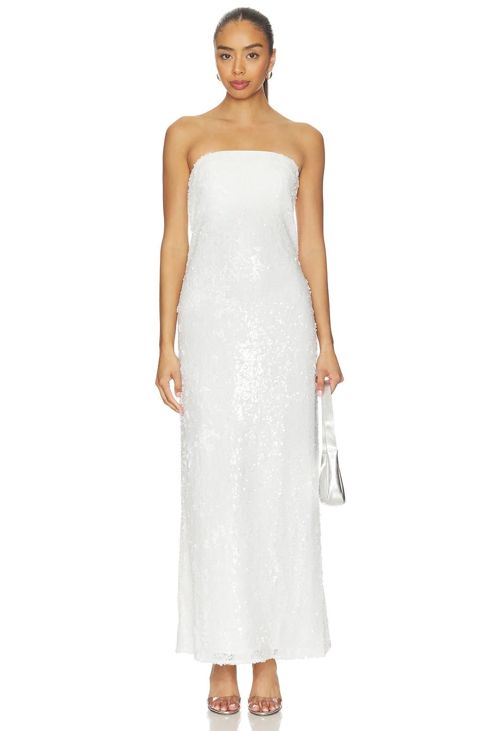 revolve Opalite Strapless Maxi Dress
