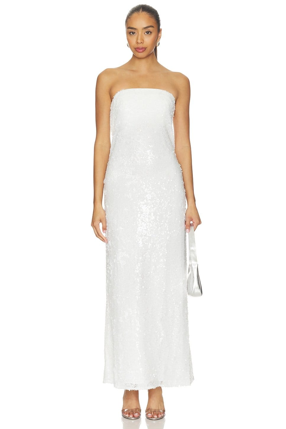 Revolve Opalite Glisten Strapless Maxi Dress